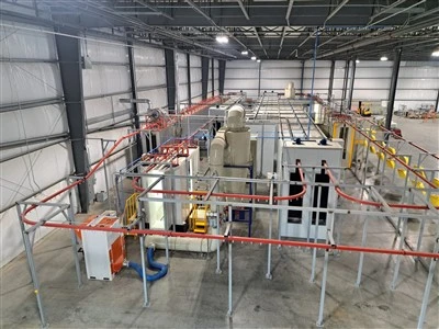 מערכת קו ציפוי אבקה אוטומטית (נמכרת ל40+ מדינות)